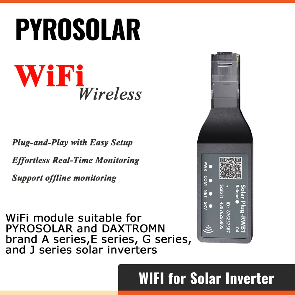 PYROSOLAR 11KW 10.2KW 8.2KW 6.2KW 4.2KW 6.5KW 3.5KW 3.2KW Solar Inverter WiFi Module Remote WiFi Adapter Wireless Communication