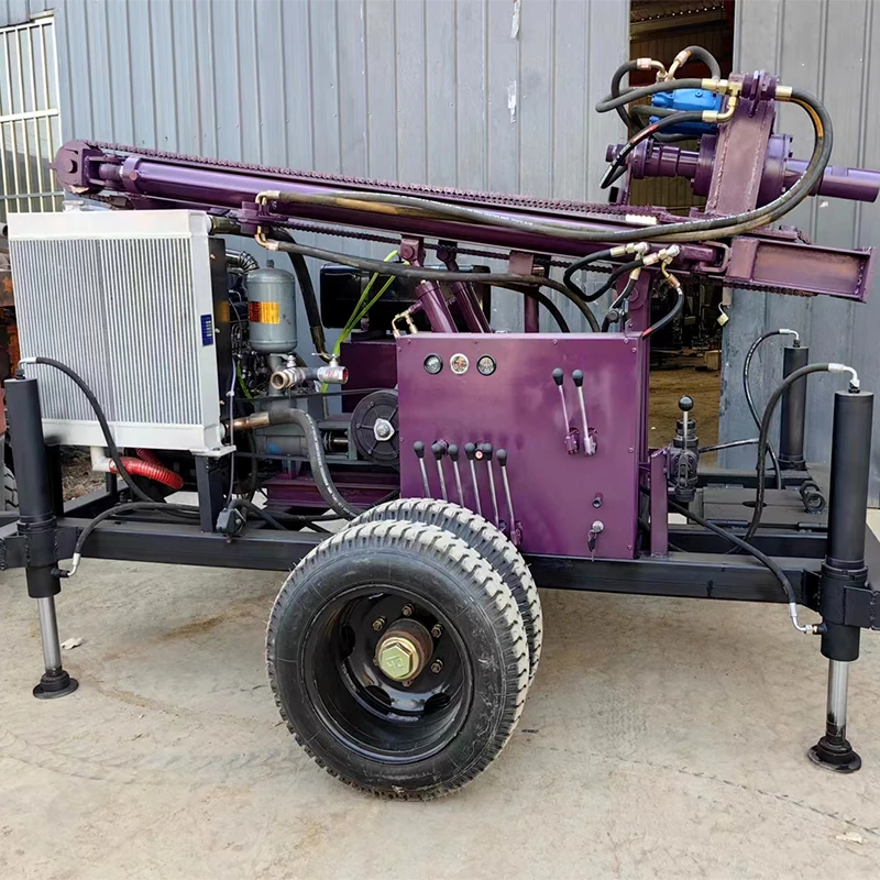 Customized Good Quality 300M Deep Drilling Rig Rotary Hydraulic Drilling Machine for Water Well with Customization
