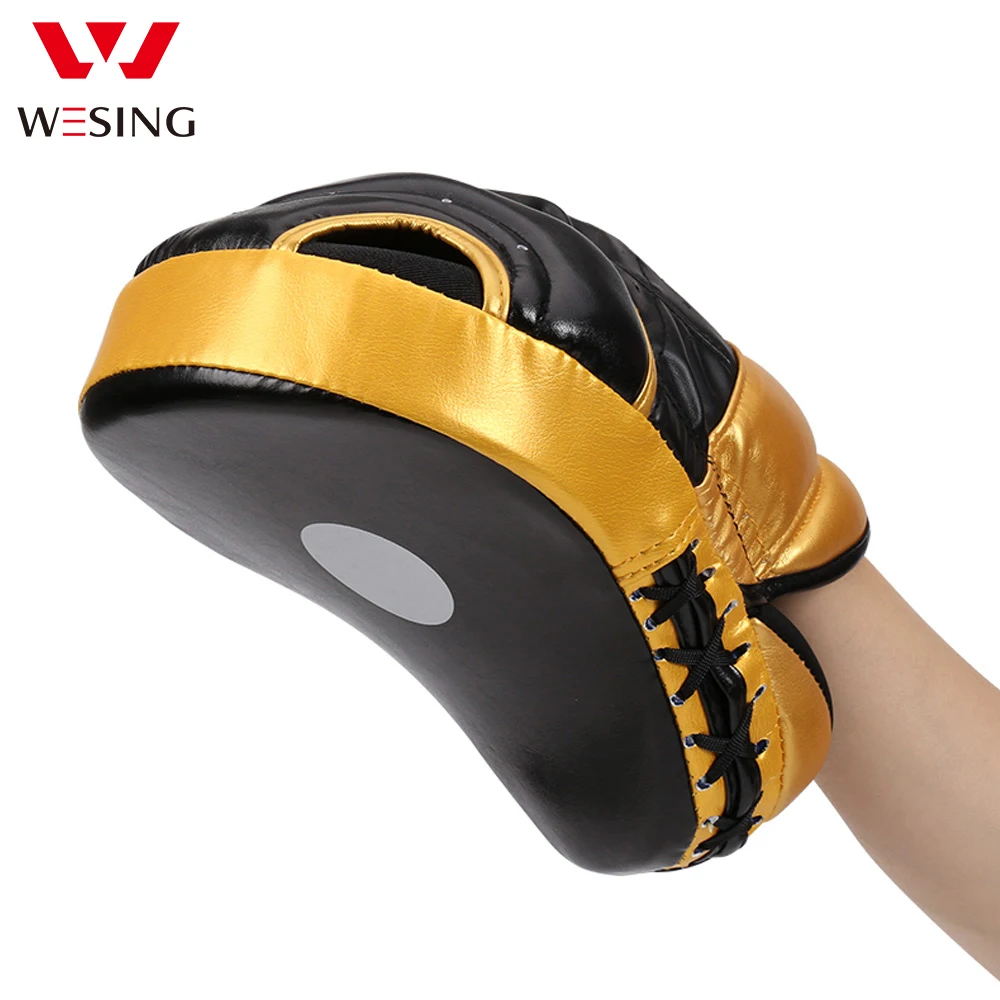 

Wesing Boxing Hand Target Sanda Muay Thai Punching Mitts Training Arc Men Boxer Target Single focus mitt