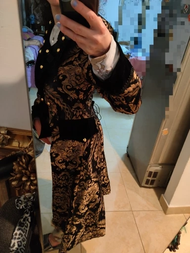 Manteau Gothique Brocart