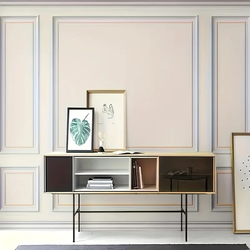 1 لفة، شريط زخرفي أنيق من مادة PVC مقاس 39.37 بوصة، يمكن ثنيه وسهل التركيب، مناسب للجدران والأرضيات والخزائن