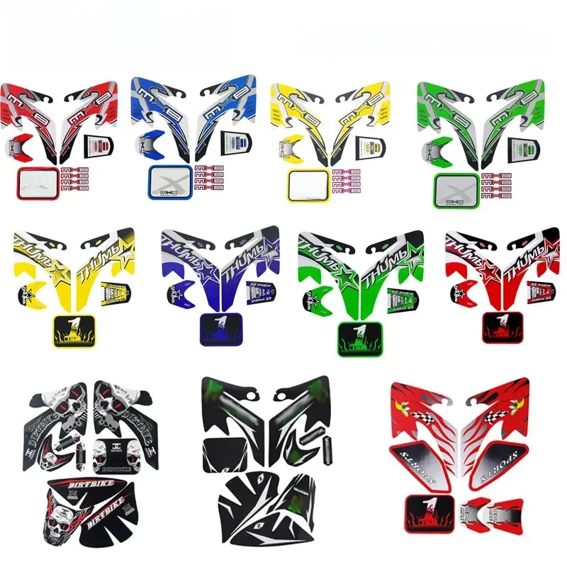 AliExpress NONE Dirt Pit Bike Accessories Tools PVC Universal For Motorcycle Sticker High Quality Decal Graphics Fairing Kit Motocross Parts