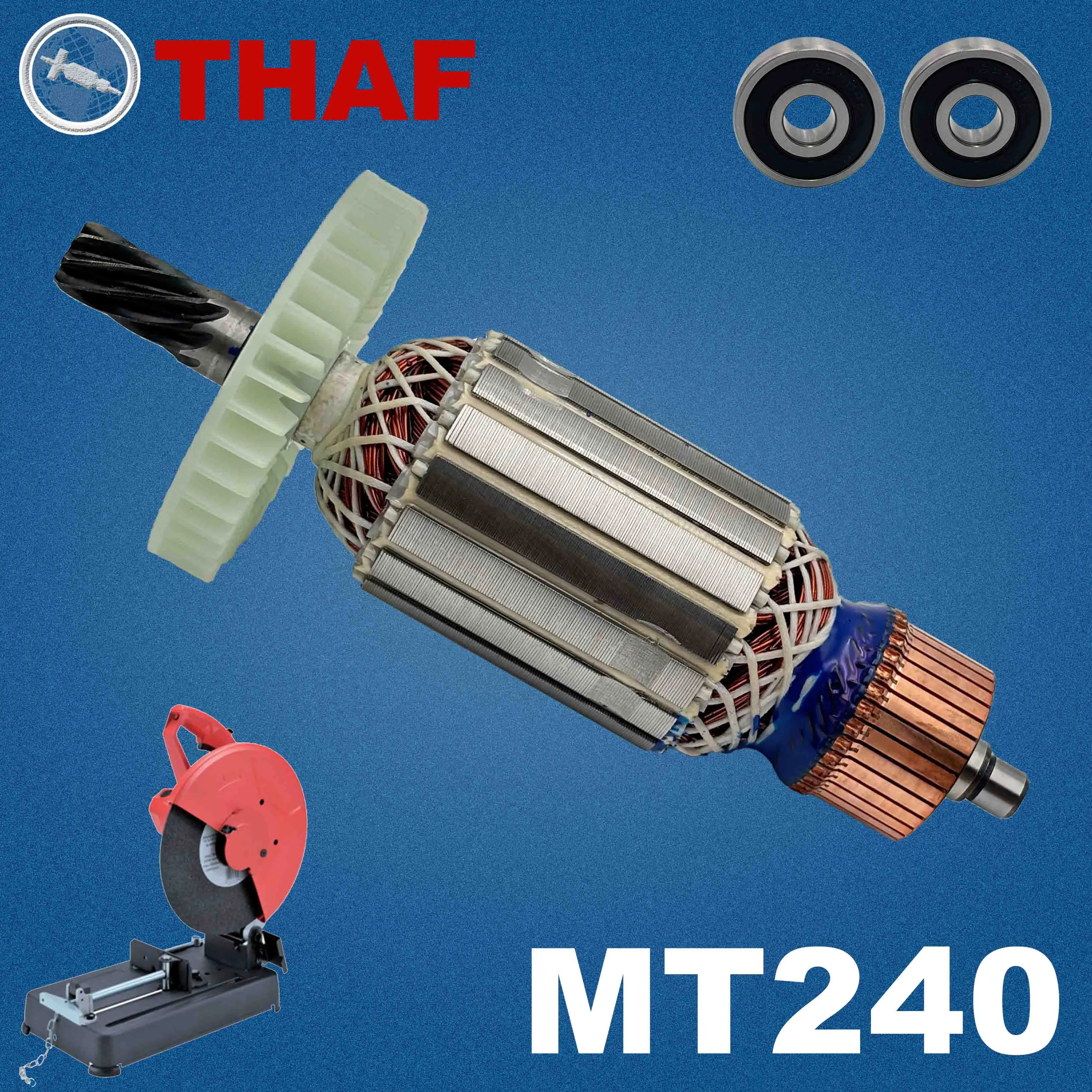 ac-220v-240v-mt240-armature-rotor-for-maktec-cut-off-machine-spare-parts-cutting-machine-mt-240