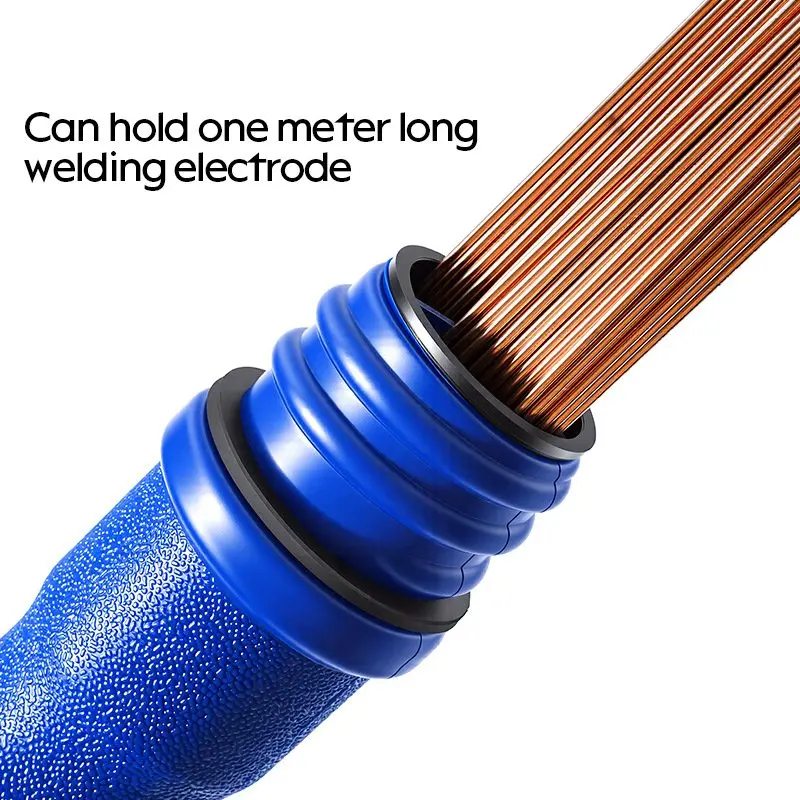 Metal Joining Rod Storage Tube Sturdy Construction Moisture-Resistant Metal Joining Rod Canister Metal Joining Metal Joining Rod