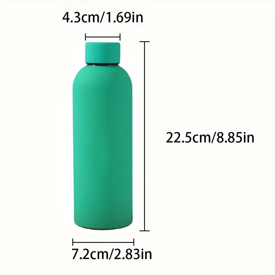2026 New Custom Name Slim Water Bottle Matte Red Stainless Steel Flask, Minimalist Christmas Holiday Souvenir Gift for Family.