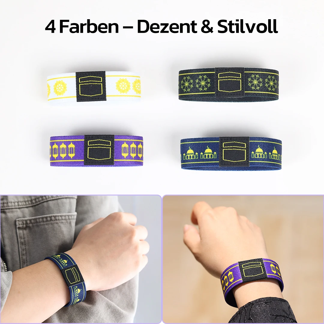 Umweltfreundliches NFC Hadith Bracciale leuk Geschenk Familientreffen ipoallergeni Design, Antippen zum Lesen 2026 Ramadan