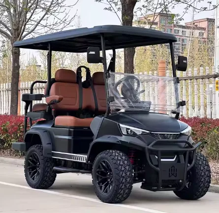 リフトアップカスタム4人乗りハンティングゴルフバギーF11電動ゴルフカートファルコンH2+2ゴルフカート