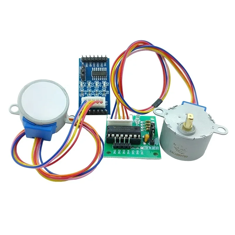 Moteur pas à pas DC 5V 28BYJ-48-5V / 28BYJ-48-12V DC12V moteur pas à pas 4 phases + carte pilote ULN2003 pour Arduino