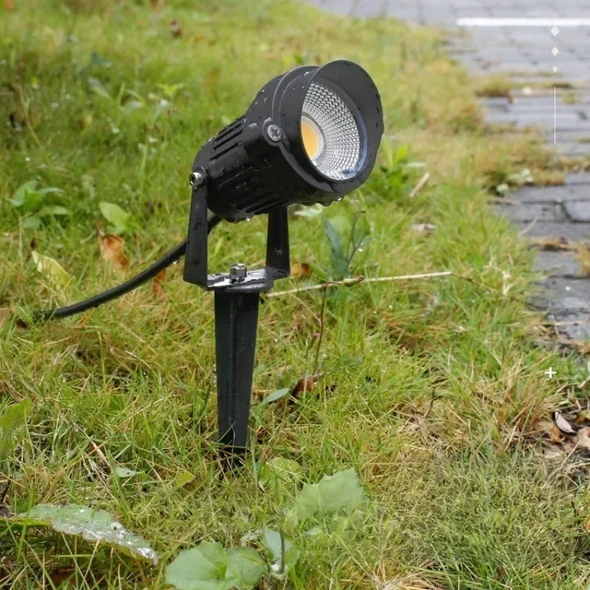 Outdoor LED waterdichte gazonlamp 5w COB Huishoudelijke lange nagel tuinlamp Terras Tuinpad Landschap Decoratie Verlichting Spotlig - afbeelding 2