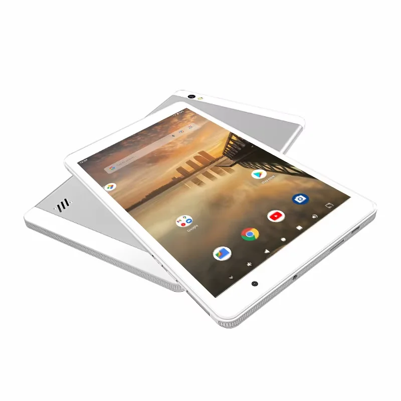 Tablette Android 11 Allwinner A133 avec étui en cuir, Google Play, Façades PC, Core 2 Go + 32 Go, 64 bits, 1280x800IPS, Netbook, Cadeau