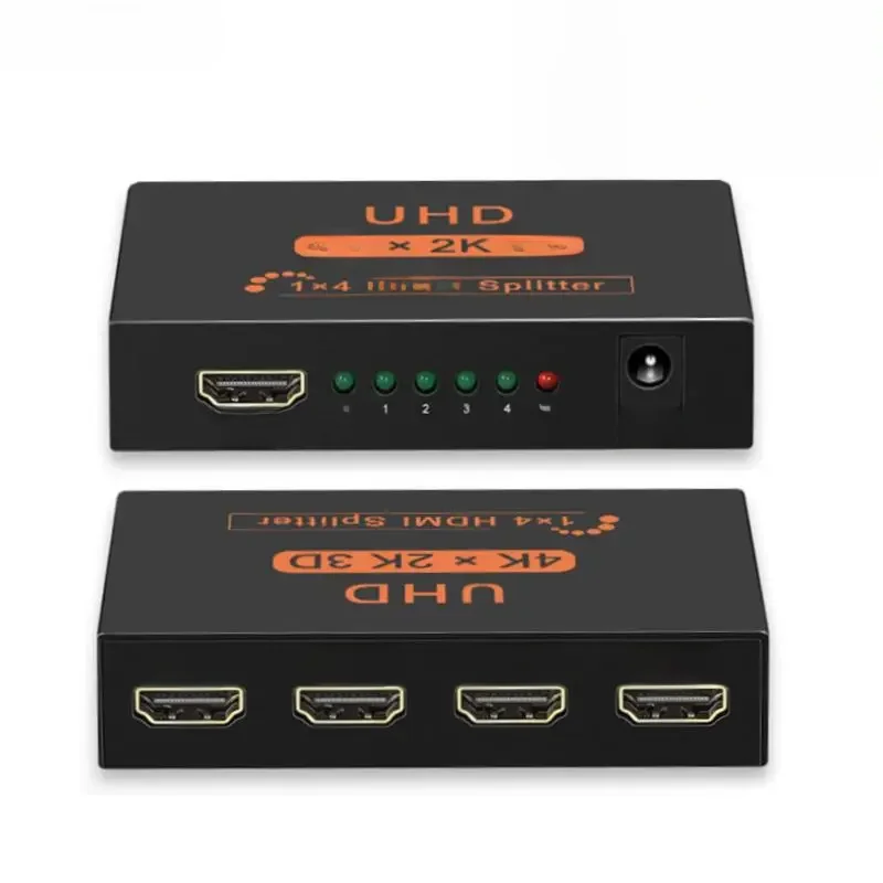 Rozdzielacz HDMI 4K Konwerter podwójnego wyświetlacza 1080P z zasilaniem dla HDTV DVD PS3/4 Xbox Przełącznik kompatybilny z HDMI — zdjęcie produktu 7