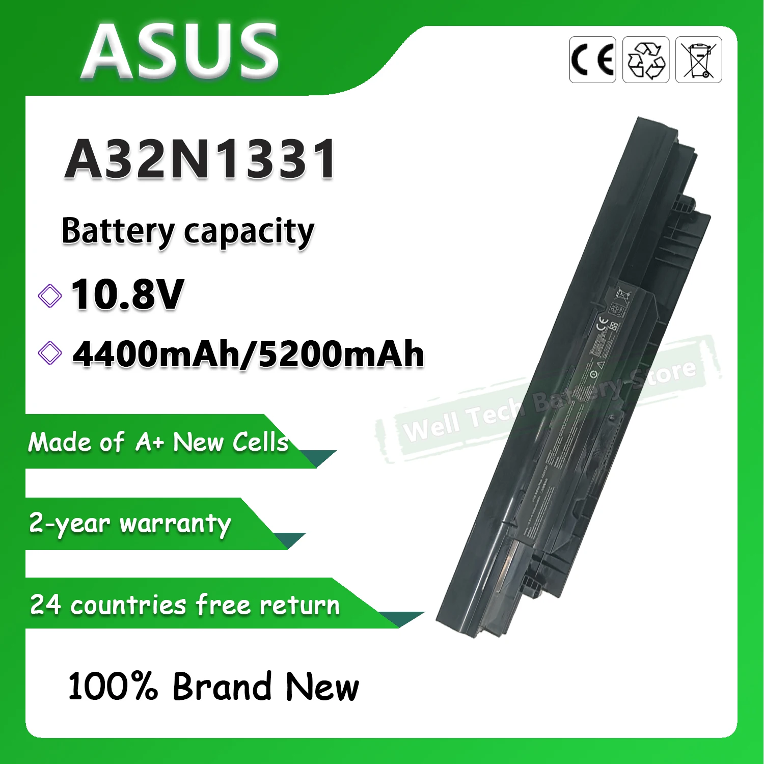 A32N1331 Laptop Battery For ASUS P2430U P2440U P2530UA P4540U P2540UV P2540UA P2530U PU551L PU551JH PU551LA E551LA PU551JD