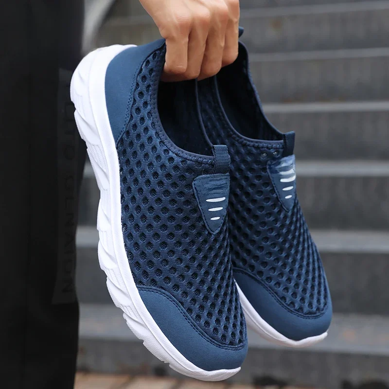 YRZL Leichte Herren-Freizeitschuhe, atmungsaktiv, zum Hineinschlüpfen, für Herren, lässige