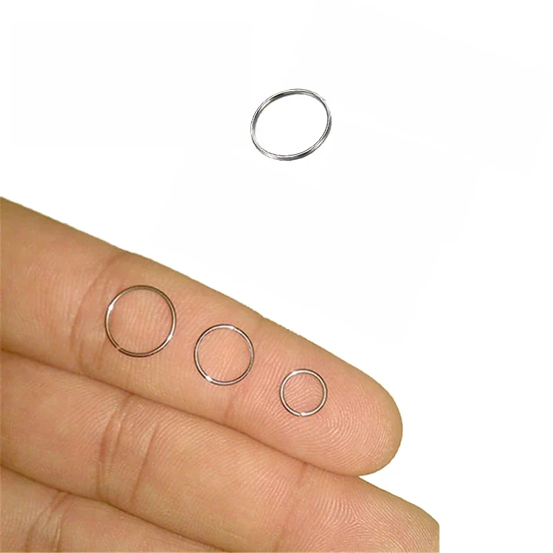 3 pçs anéis de aço inoxidável nariz argola orelha piercing tragus minimalista nariz anéis de orelha