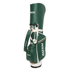 Golf Club Bag with Green Color Equipment High Quality Golf Bag Classy Style of New Golf Brand Golf PU Waterproof Golf Caddy Bag