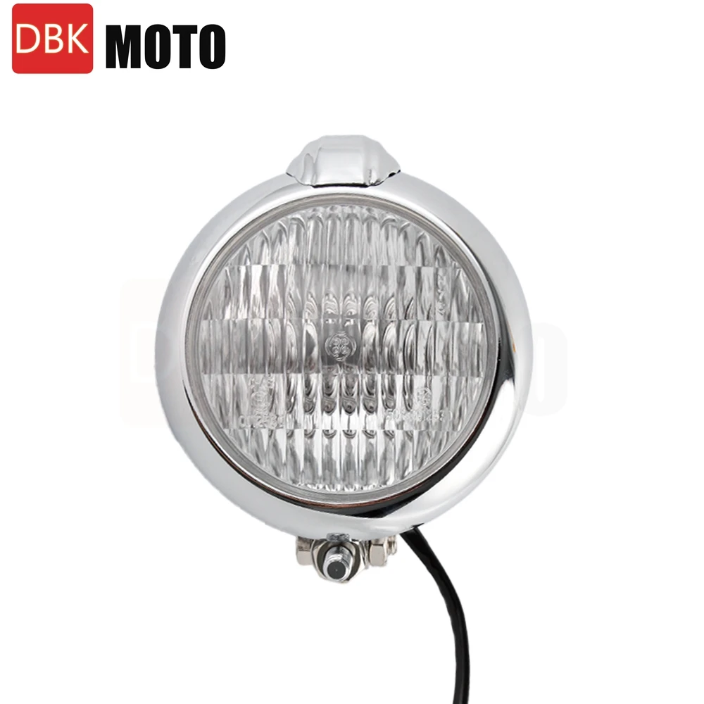 Retro Motorcycle Headlight Round 4.5\