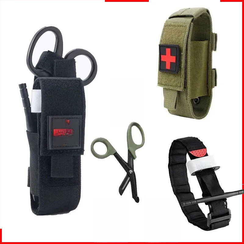 Outdoor Camping Exploration wojskowa opaska uciskowa Outdoor Survival taktyczne opaski uciskowe bojowe Spinning medyczny pas ratunkowy — zdjęcie 2