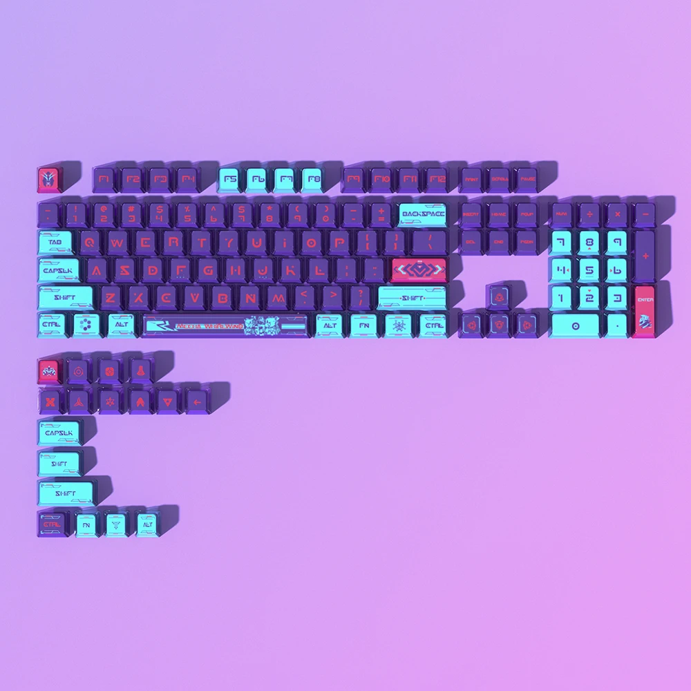 

Mecha God of War Keycaps Mechanical Keyboard Doubleshot DYE-SUB Keycaps Set