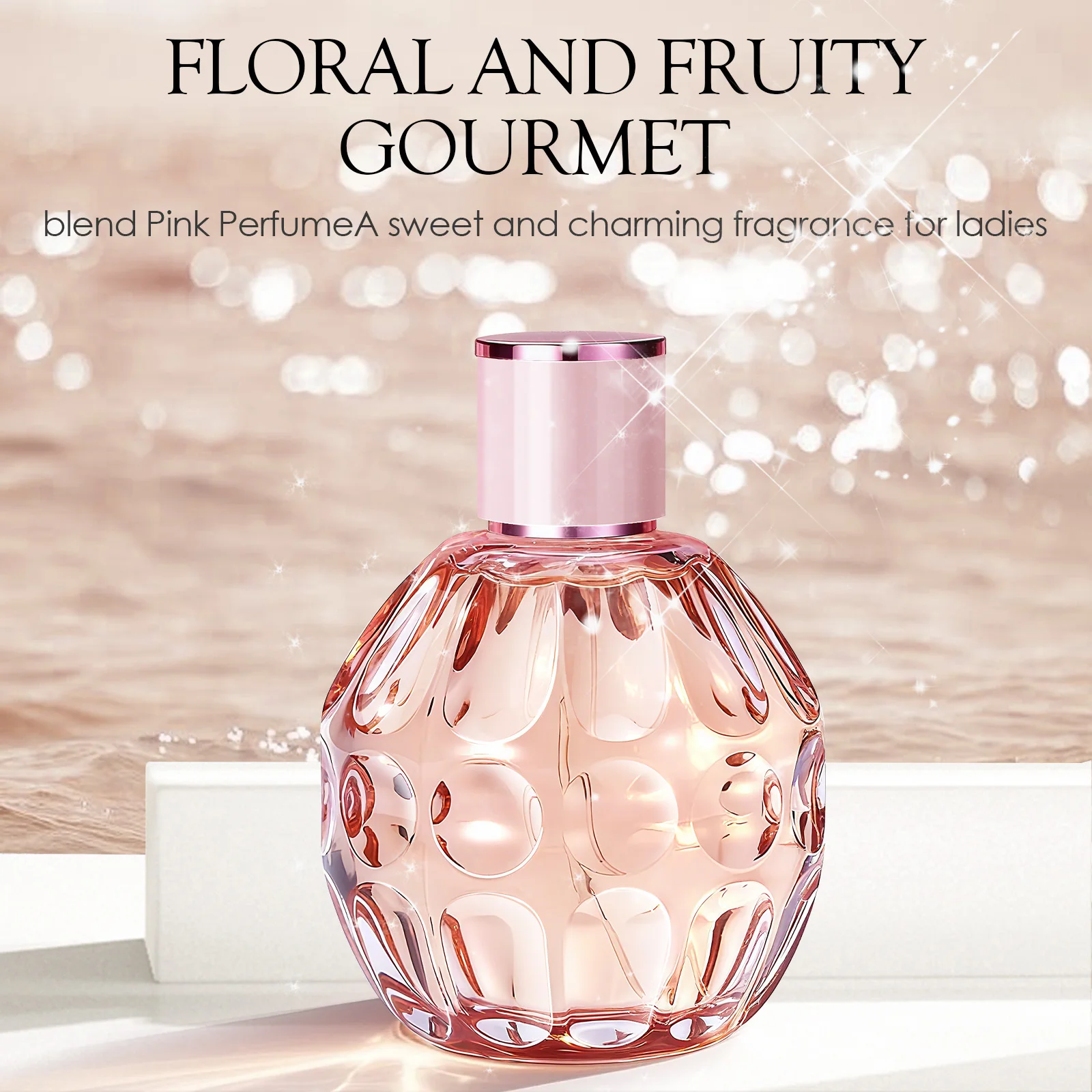 1 PAKET / 100ML Parfum Wanita, Floral Gourmand, Jasmine Vanilla, Aroma Elegan untuk Kencan, Hadiah untuknya, Hadiah Ulang Tahun