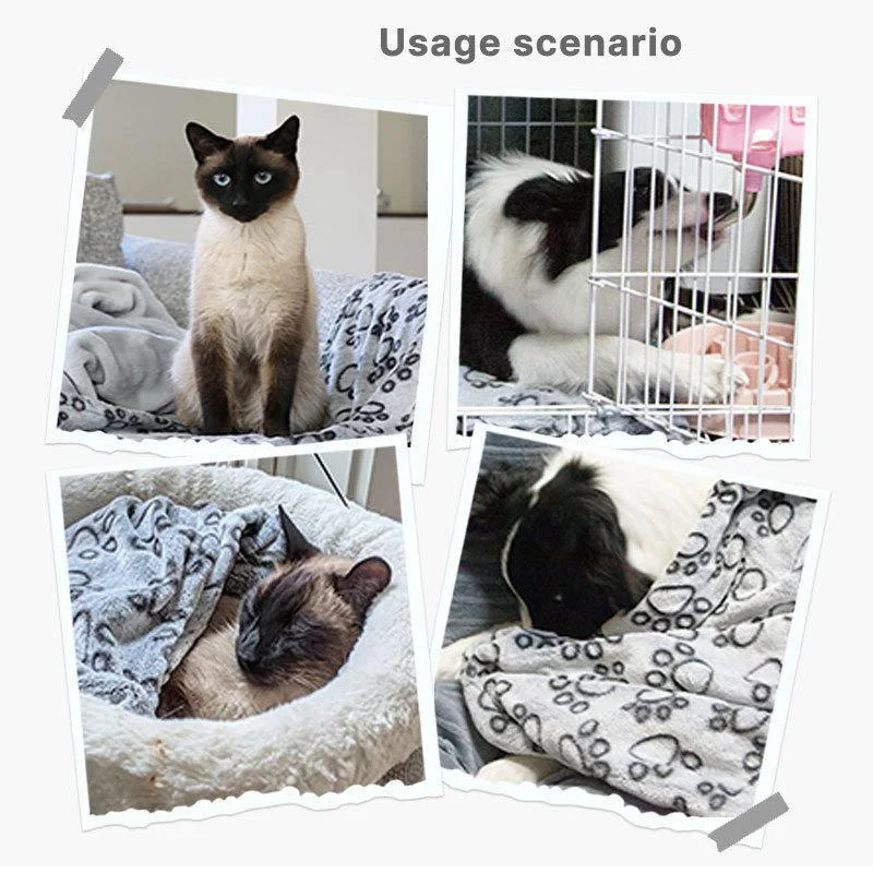 New Multiple Specifications Pet Blankets Comfort Keep Warm Machine Washable Cat Sleeping Blankets Home Pet Products Dog Supplies