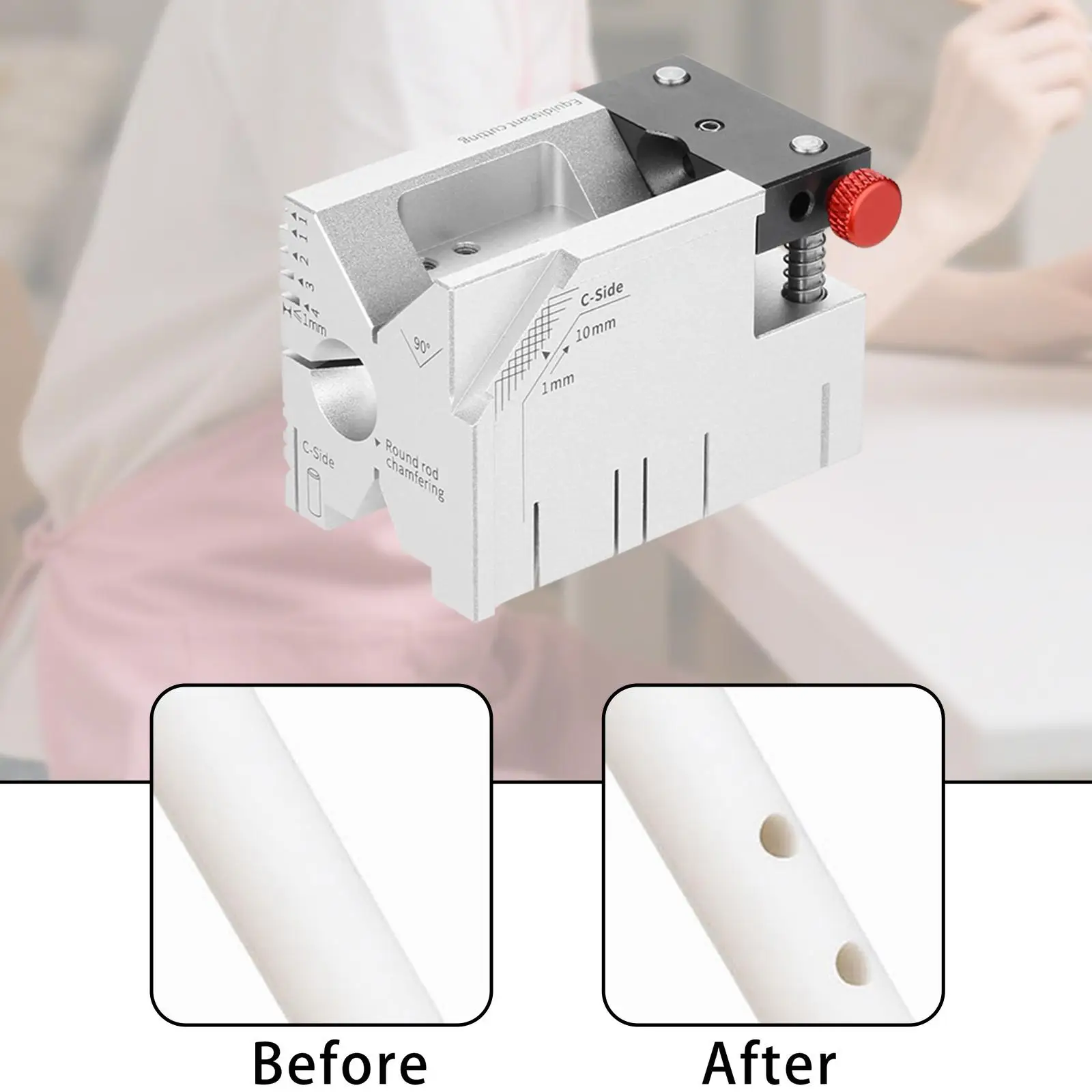 

Портативный мини-набор инструментов для ремонта, простая в использовании платформа для прецизионной обработки с эргономичной ручкой, чехол для переноски, магнитный