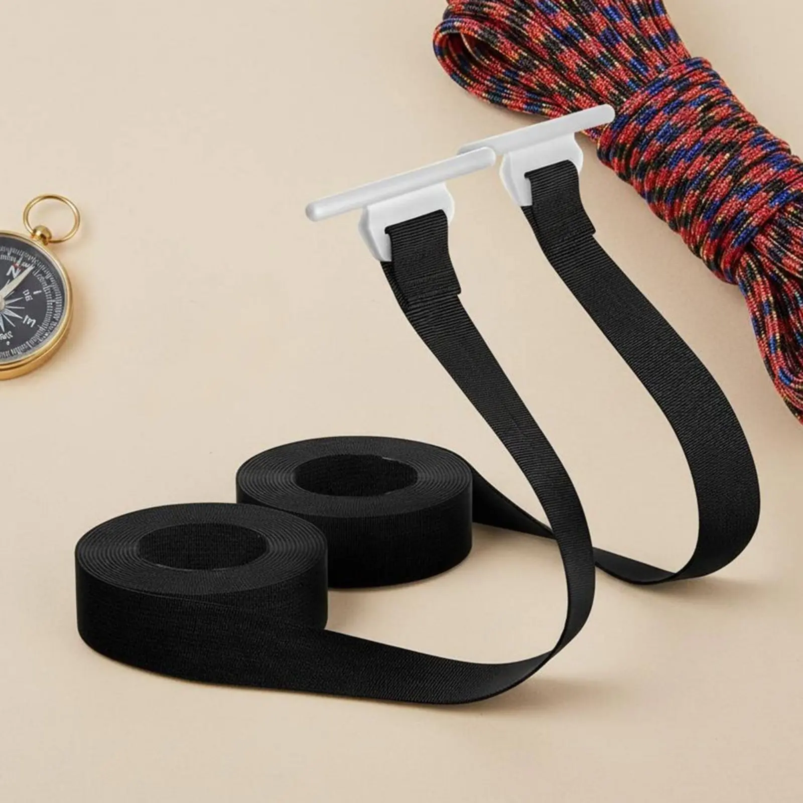 2 Pieces RV Awning Pull Strap Reinforced Loop Travel Trailer Awning Pull-down Strap Heavy Duty for Outdoor,Camping,Road Trips