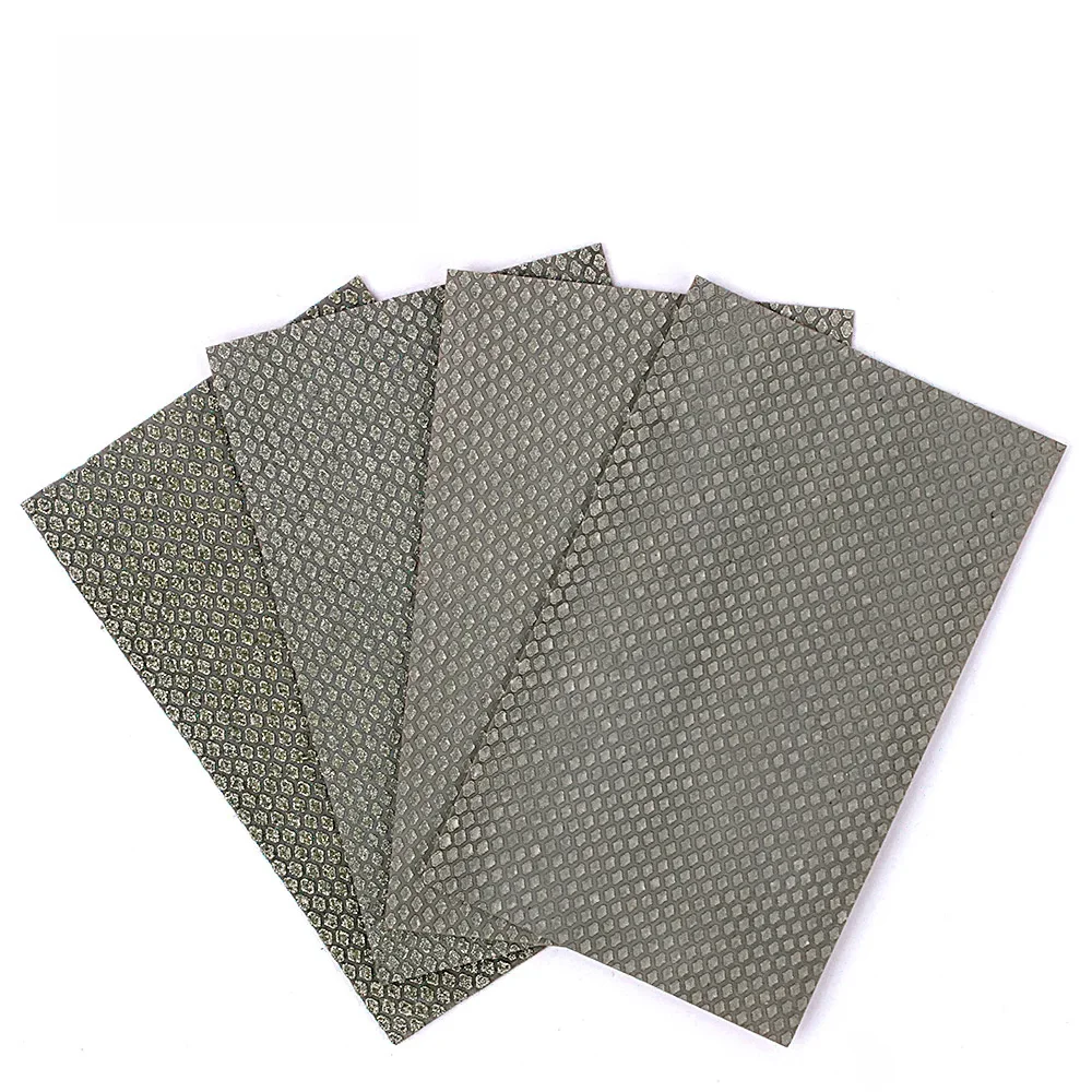 Z-LION 4 SZT. Papier Ścierny Polerski Diamentowy Elektroplaterowany Arkusz Ścierny 90*55mm Do Użytku Na Sucho i Na Mokro Narzędzia do Szlifowania i Polerowania — zdjęcie 2