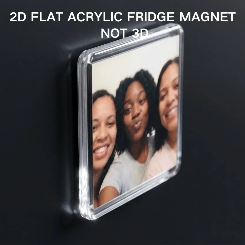 Personalized Bestie Photo Magnet - Customizable Photo Frame, Perfect for Home Kitchen Refrigerator, Photo Stand with Base for Fr