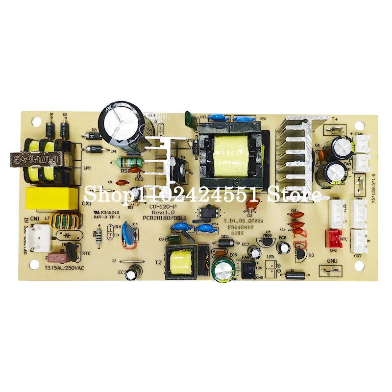 Wine Cooler Control Board CD-120-P Refrigeration Sheet Parts Internal And External Fan Motherboard