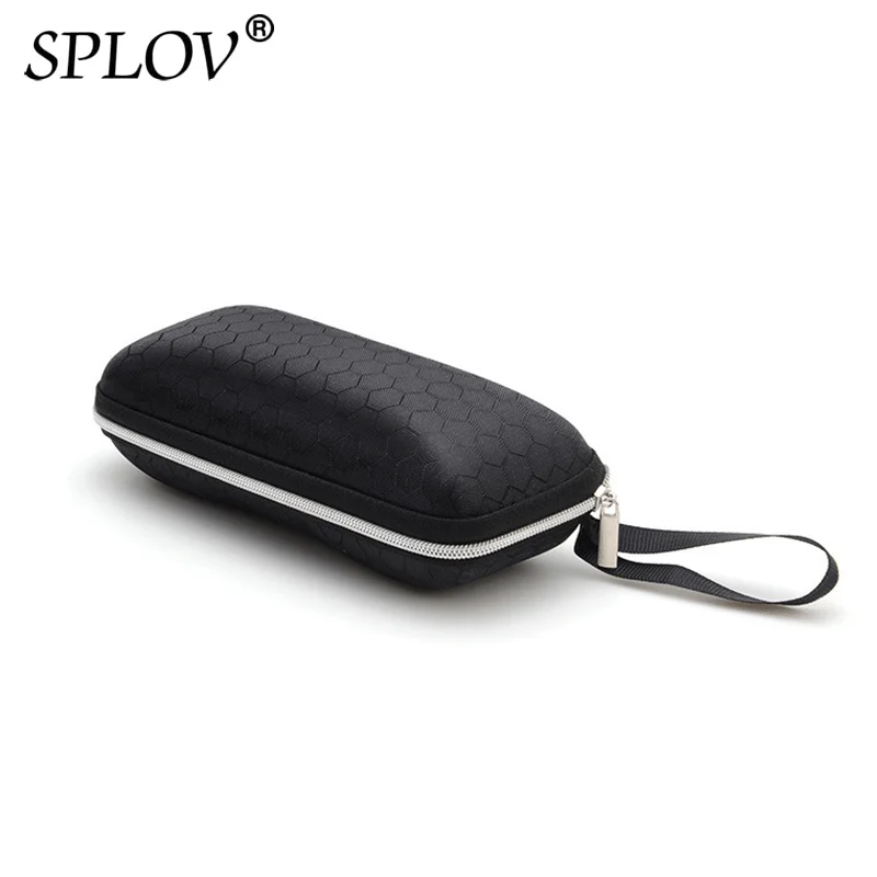 Sunglasses Case Customize Black Sturdy Glasses Boxes in Good Quality Eyewear Box Custom Logo Pattern