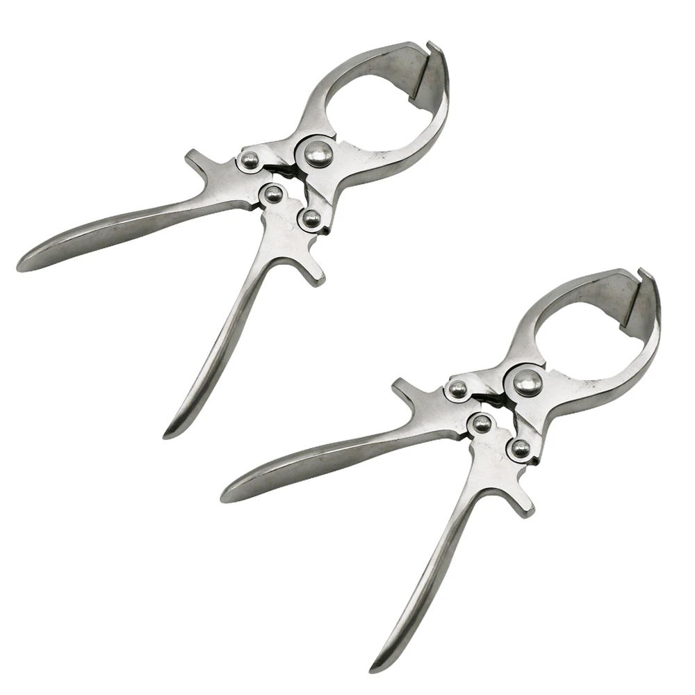 1Pc Livestock Without Blood Castration Pliers Pig Sheep Testicular Castration Clamp Farm Animal Scrotum Clamps Veterinary Tools