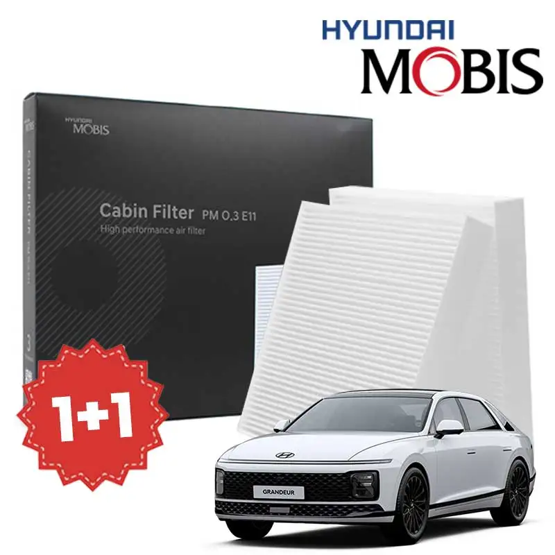 1+1 Hyundai Mobis GRANDEUR Air Conditioner Filter All models PM0.3 E11