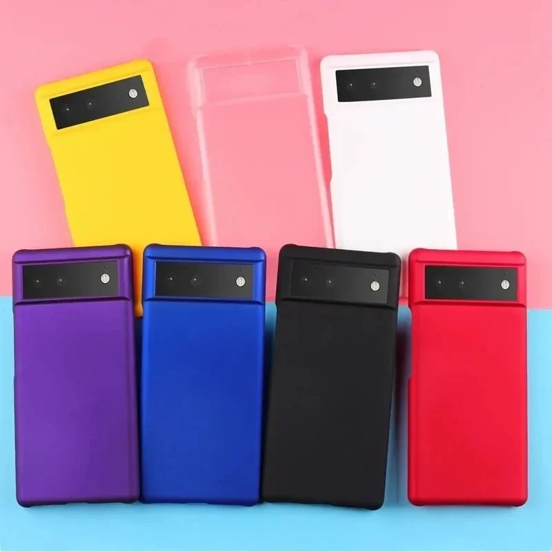 Pour Google Pixel 9 8 7 6 Pro 8A 7A 6A 5A 5 4A 5G Ultra mince mat PC coque arrière rigide