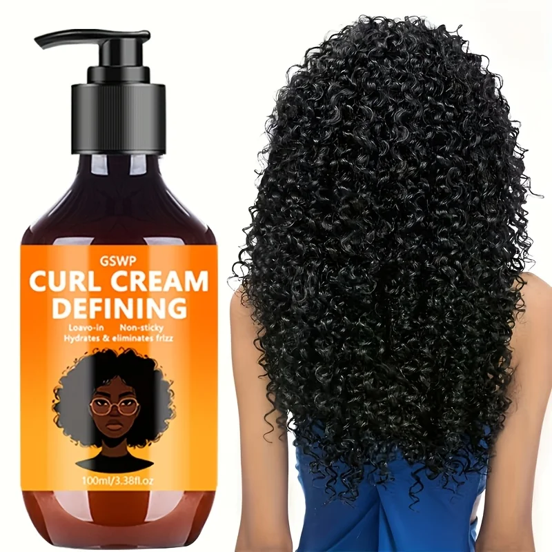 GSWP Curl-Defining Cream, Enhances Elasticity, and Effectively Controls Frizz. Featuring a Lightweight Texture. 100/200ml