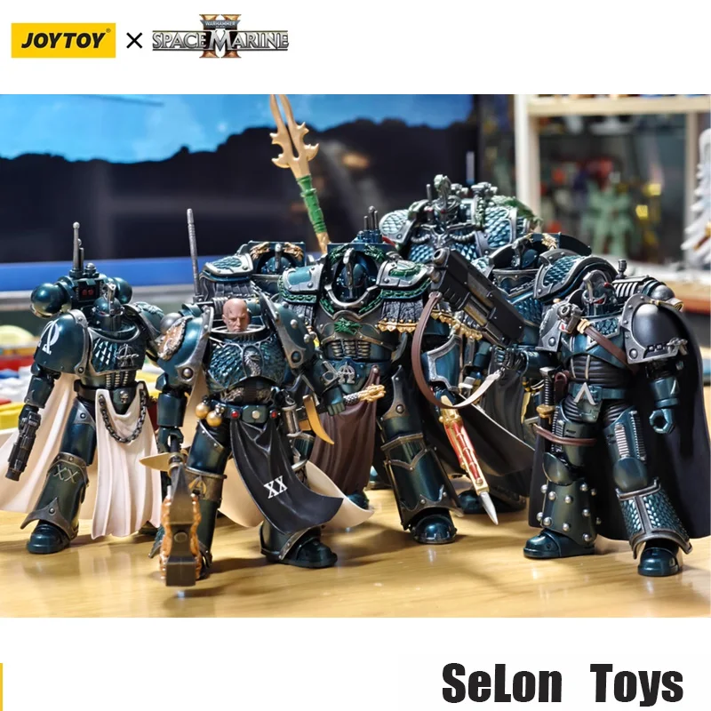 

[IN-STOCK]JOYTOY Warhammer 30K 1/18 Action Figure Alpha Legion Lernaean Terminator 3PCS Anime Military Model
