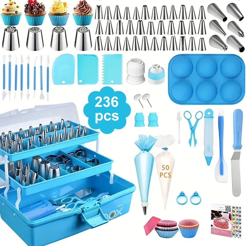 236 Piece Cake Decorating Baking Tools Set