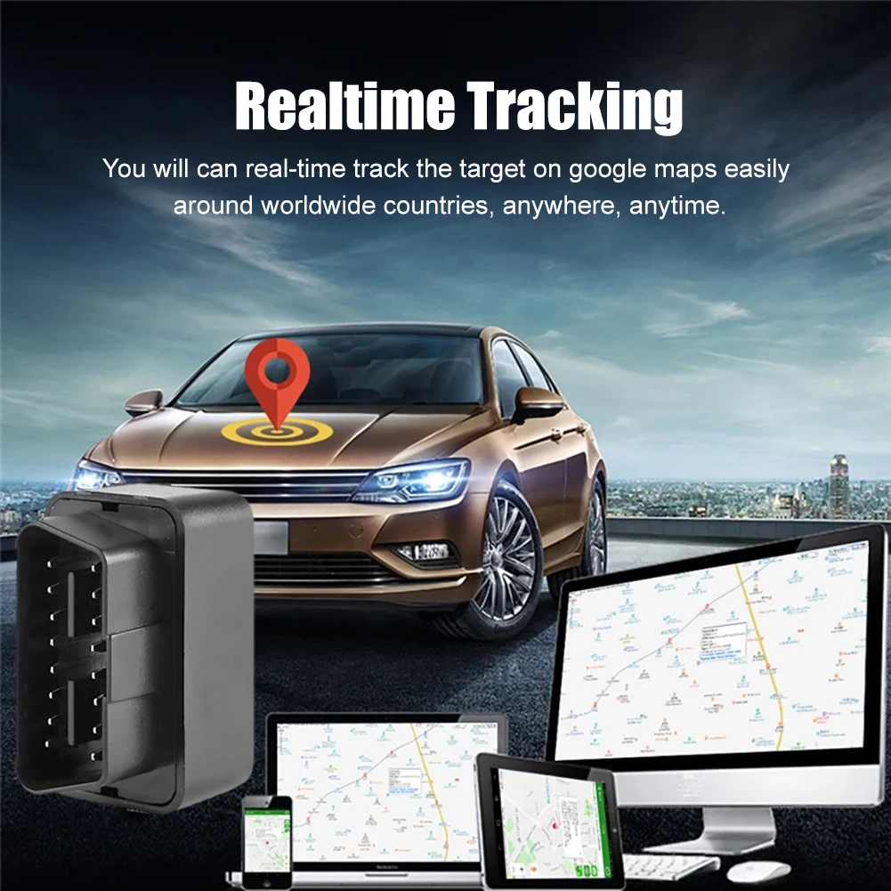 2G 4G Mini Obd Gps Tracker 12V-24V Auto Anti-Diefstal Alarm Tracking Apparaat Sms Call Geofence Locator Gratis App Voor Ios Andriod