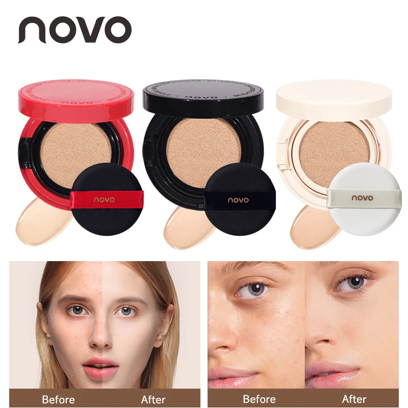Crema Cc de larga duración con control de aceite y cojín de aire Bb Cream, resistente al agua y al sudor, corrector, cobertura de poros duradera