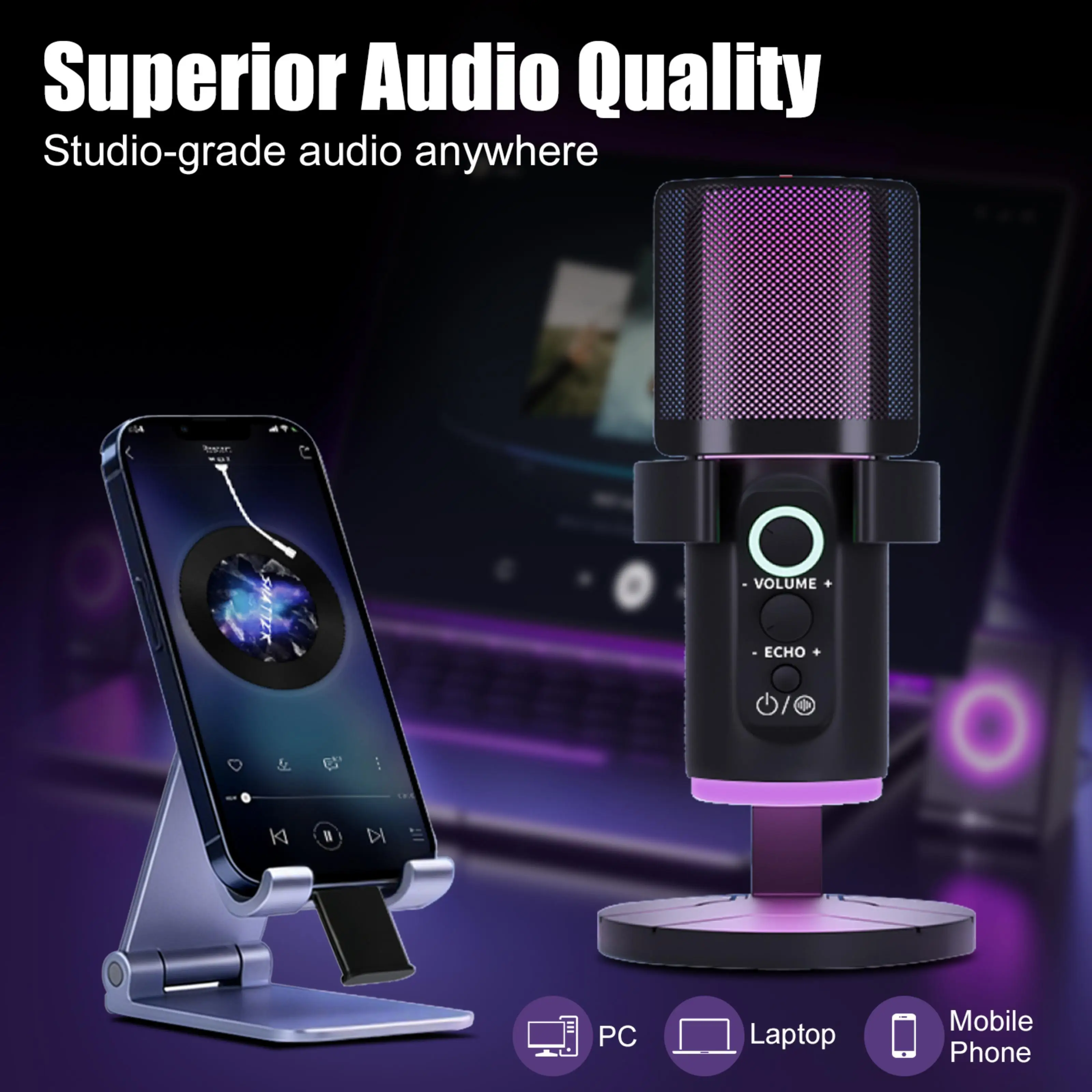 

Микрофон караоке микрофон микрофон sem fio профессиональный микрофон ПК игровые аксессуары