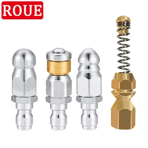 High -pressure sewage cleaning tool, sewage jet nozzle, opens sewage tuptus, unlocking tube, washing accessories, 1.4 8 Main Pipe and Sewage Unclogging Sales - №8