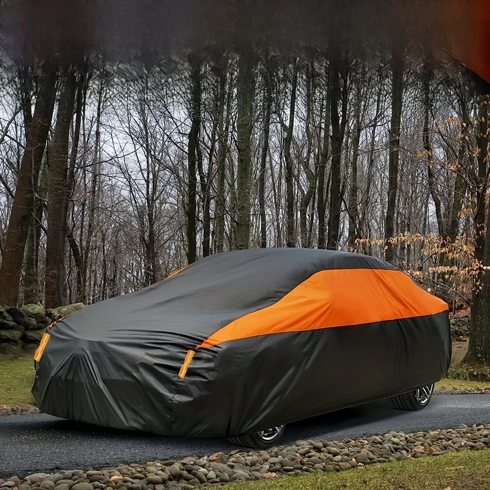 Bâches de voiture imperméables pour l'extérieur, Protection contre le soleil, la pluie et la neige, UV, universelles, SUV/berline 190T, couvertures complètes de Protection pour voiture