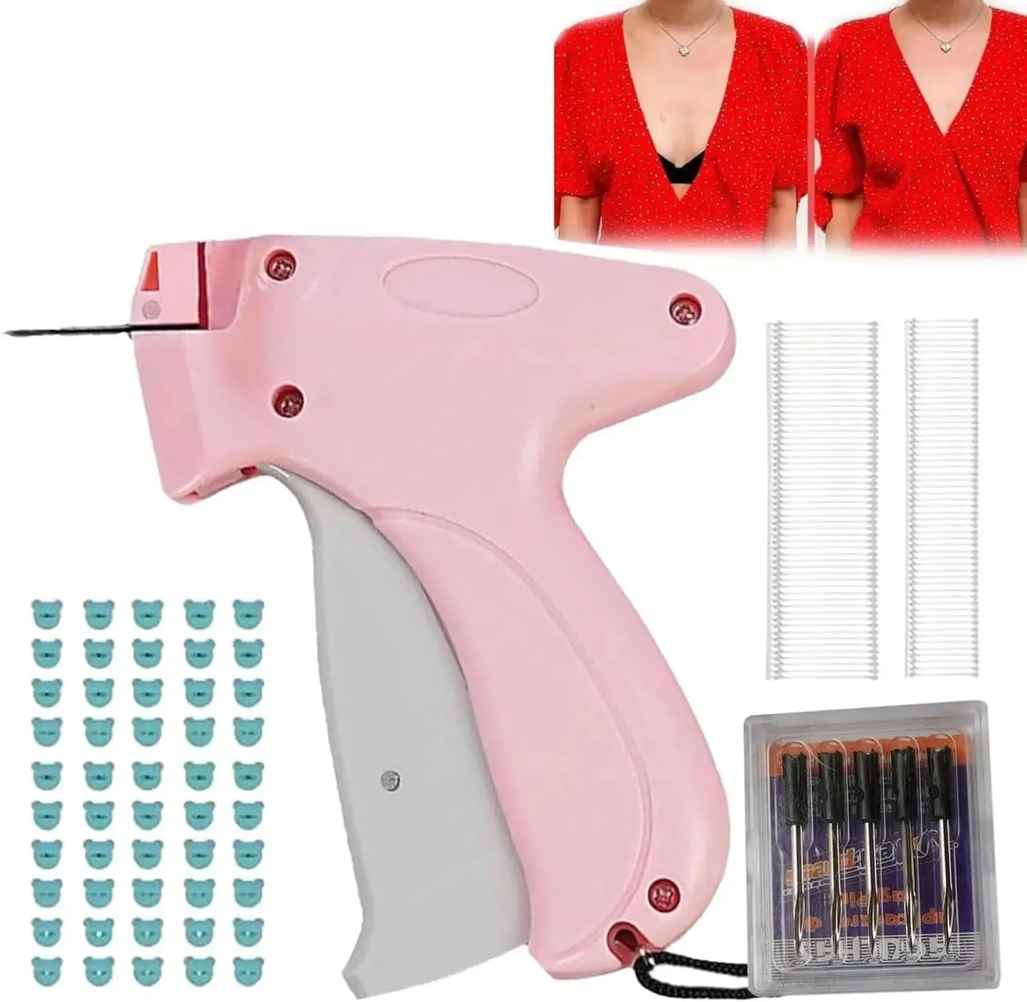 Fissatore per abbigliamento stitchy |Quick Clothing Fixer Handheld Tagging Guns Sewing Machine Mini Stitch Gun Stitchy Guns for Clothes for Clothing Sewing Quilting