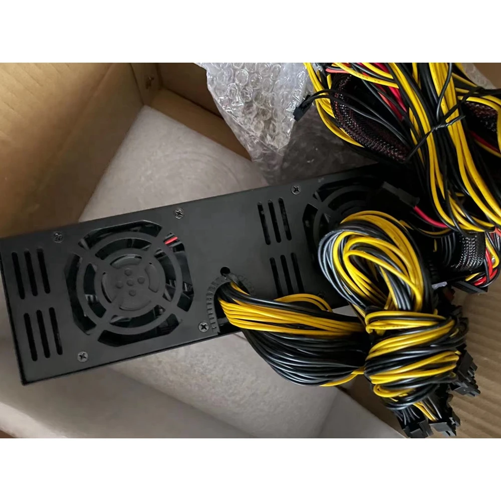 Imagem -05 - Suporte de Fonte de Alimentação de Mineração 12 Gpus Mineiro Rig e Rtx 3090 Ethereum Atx Psu 3600w