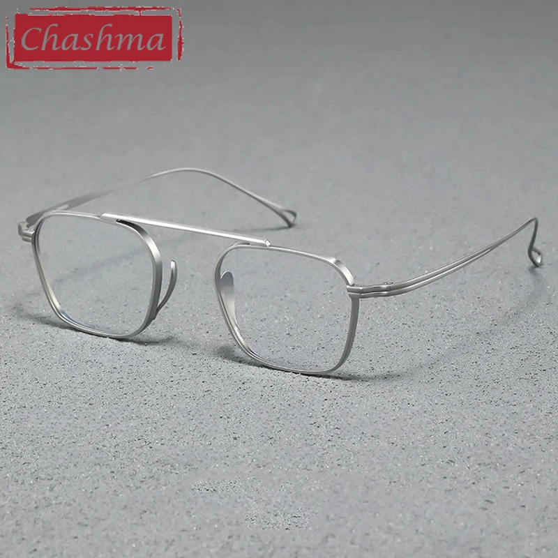 

Chashma Prescription Glasses Gentlemen Pure Titanium Eyewear Optical Light Top Quality Eyeglasses Frame Men Gafas for Recipe