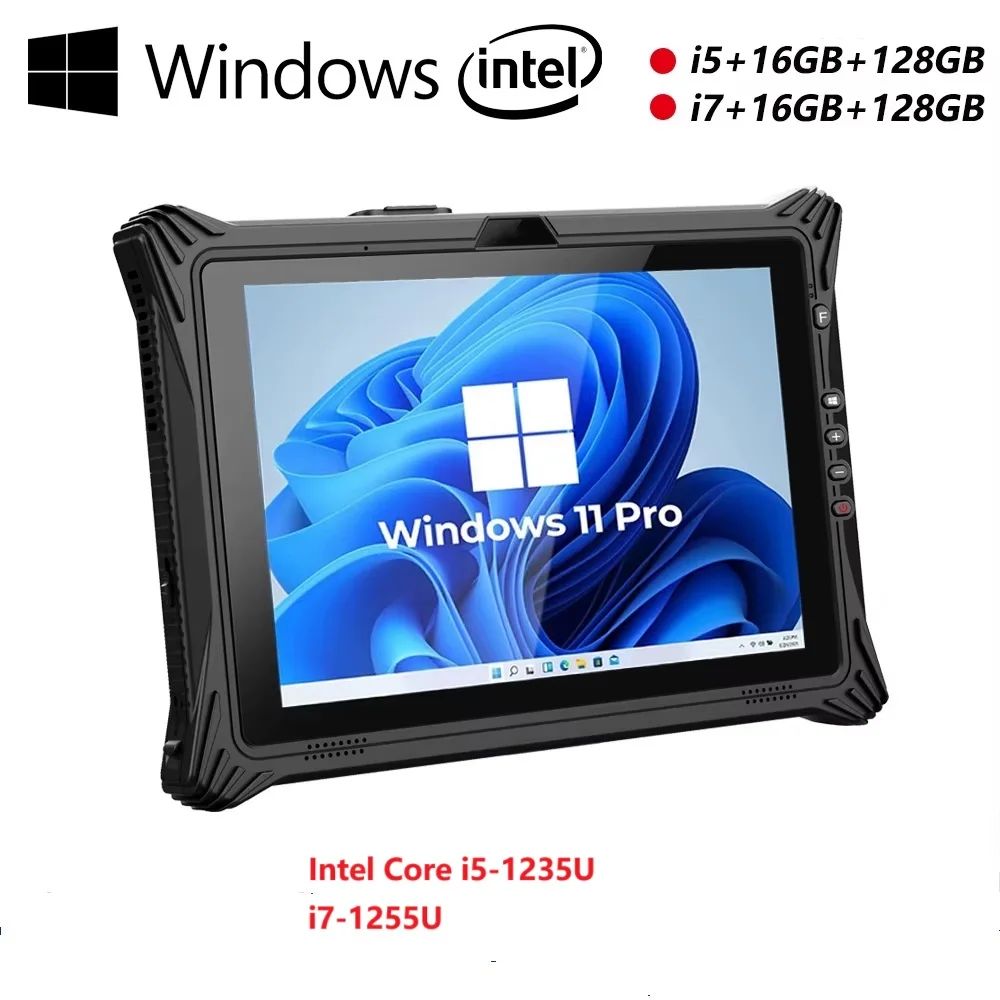 

Процессор i7, 10-дюймовый прочный планшет с Windows 11, промышленный планшет, порт RJ45, дополнительный автомобильный держатель