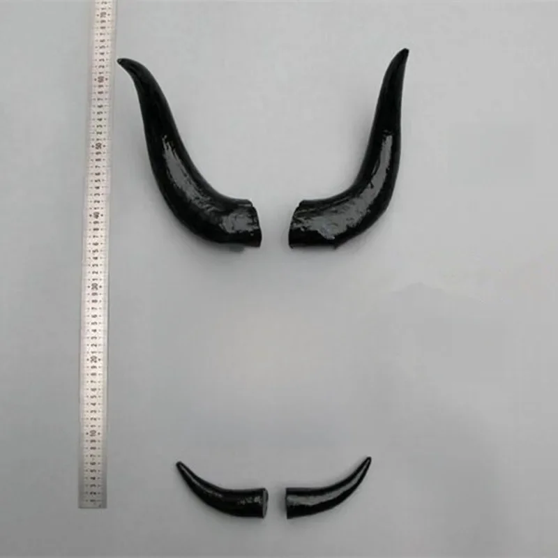 ZILIN ZILIN symulowane rogi OX/żywe rogi byka DIY materiał rekwizyty do cosplay 3 rozmiary dla opcji — zdjęcie 2