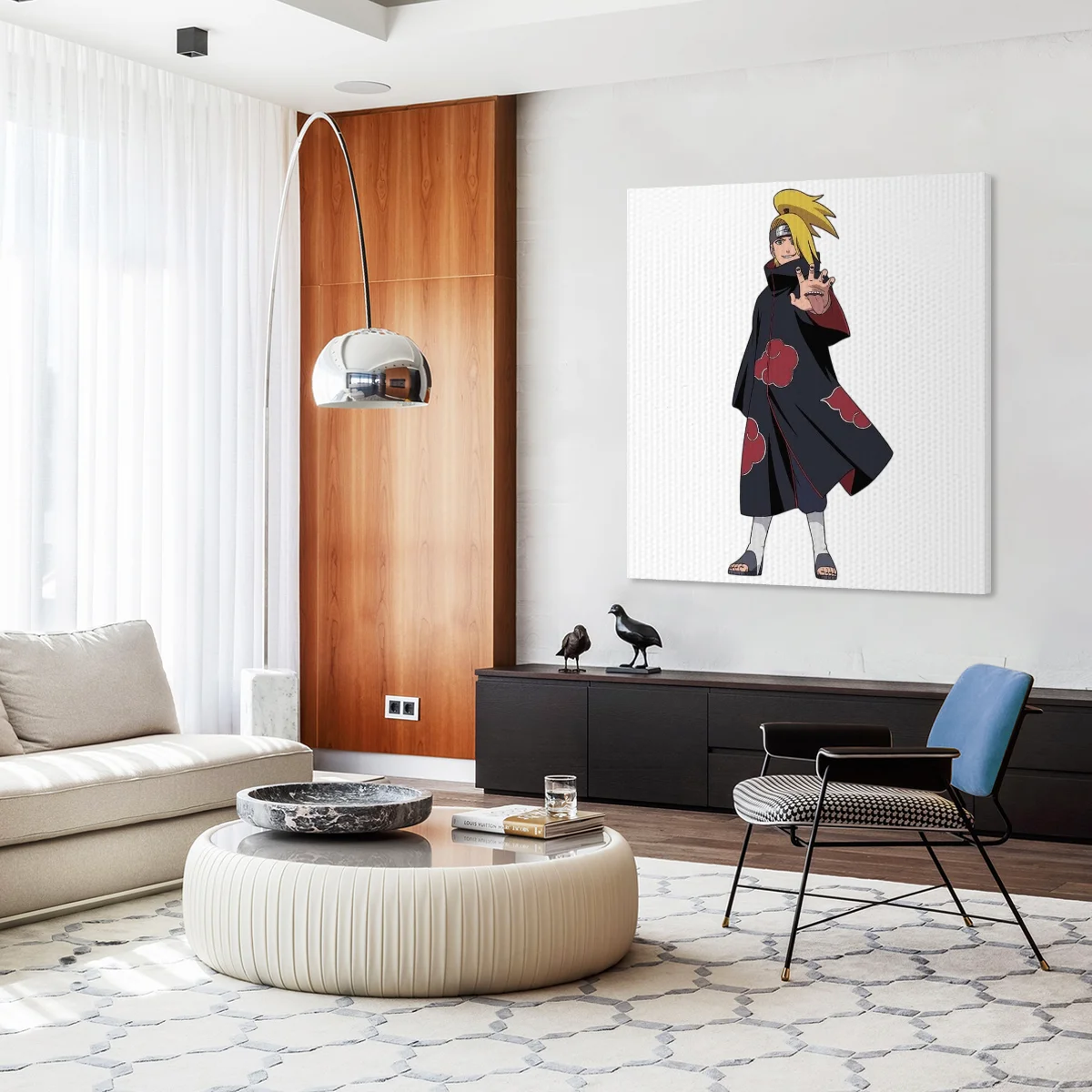 Naruto Deidara Canvas Wall Art Anime Character Poster Home Bedroom Decoration Art Print Ideal Gift For Anime Fans Collectors
