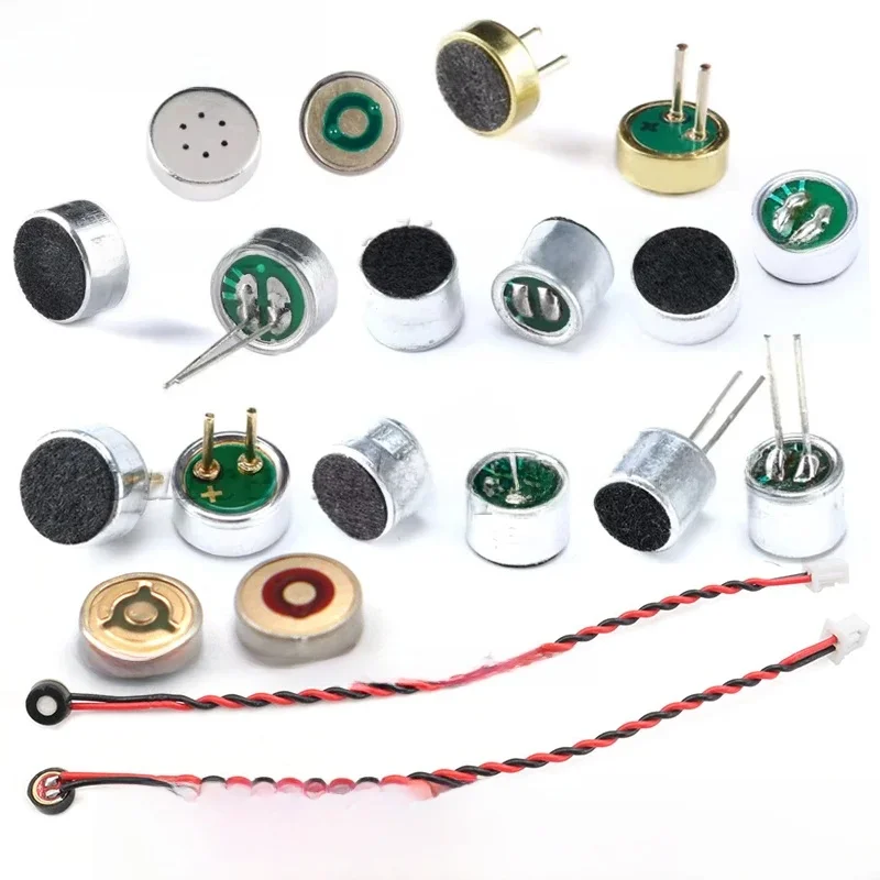 50 szt./5 szt. Mikrofon pojemnościowy elektretowy, przetwornik mikrofonowy 6x5mm 9x7mm 4.5x2.2mm 6x2.2mm 6*5mm 4.5*2.2 6*2.2mm Akcesoria MP3 — zdjęcie 2