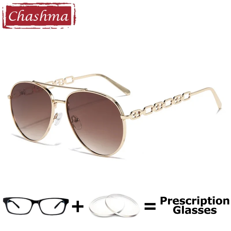Chashma Prescription Myopia Sunglasses Oversize Fashion Glasses Dark Color Tint Men Sun Glass Digital Progressive Spectacles