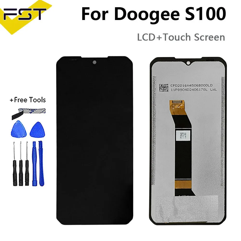 

Original 6.58" For DOOGEE S100 LCD Display+Touch Screen Assembly Replacement Tested Well For Doogee S100 Pro LCD Repair Parts